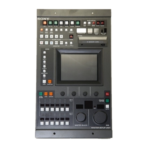 Sony MSU-750 User manual Sony MSU-750 User manual