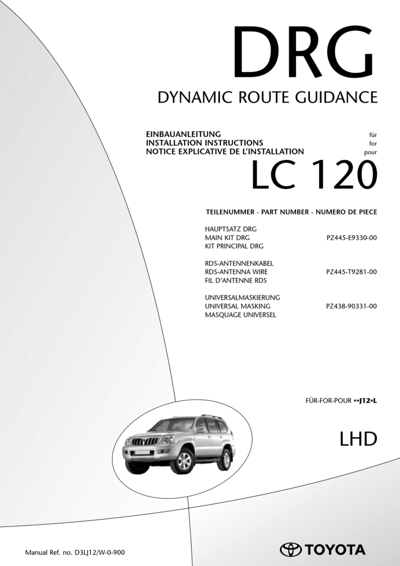 Toyota PZ445-E9330-00 installation instructions