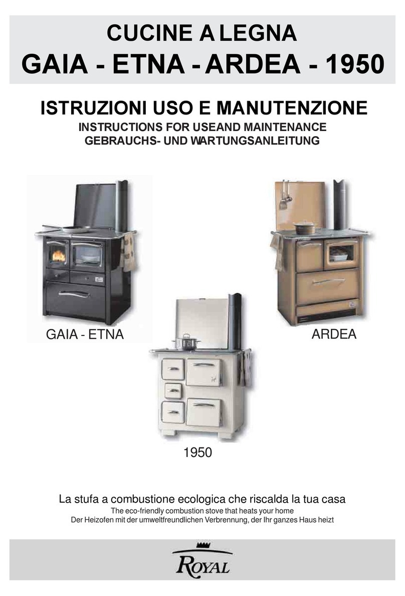 Royal GAIA-ETNA Instructions for use and maintenance Royal GAIA-ETNA Instructions for use and maintenance