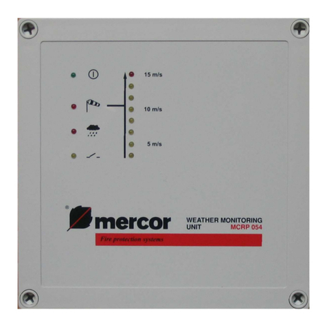 mercor MCRP 054 User instruction manual