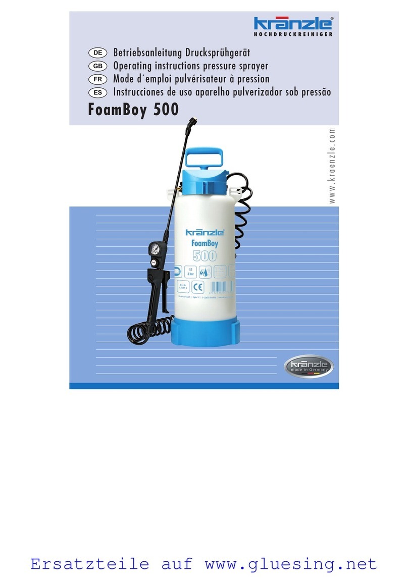 Kranzle FoamBoy 500 operating instructions