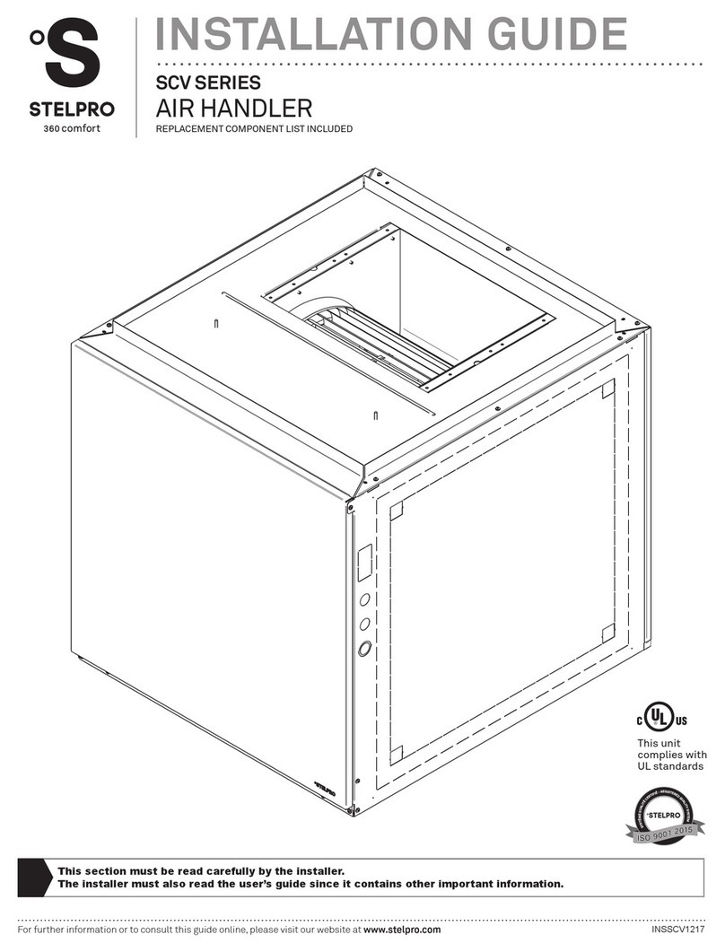 Stelpro SCV Series installation guide Stelpro SCV Series installation guide