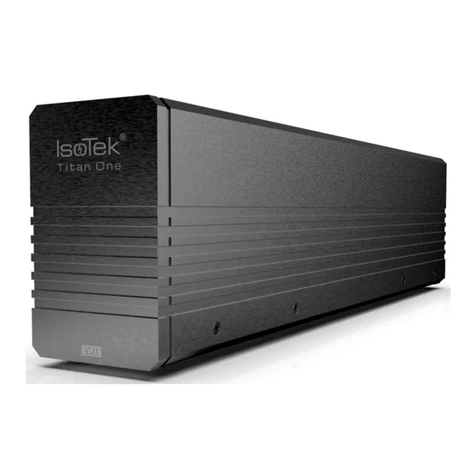 Isotek EVO3 Super Titan User manual