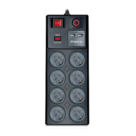 Real-El RS-8F USB Charge User manual