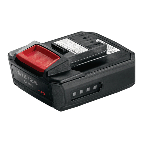 Hilti B 12/2.6 Li-Ion Original operating instructions