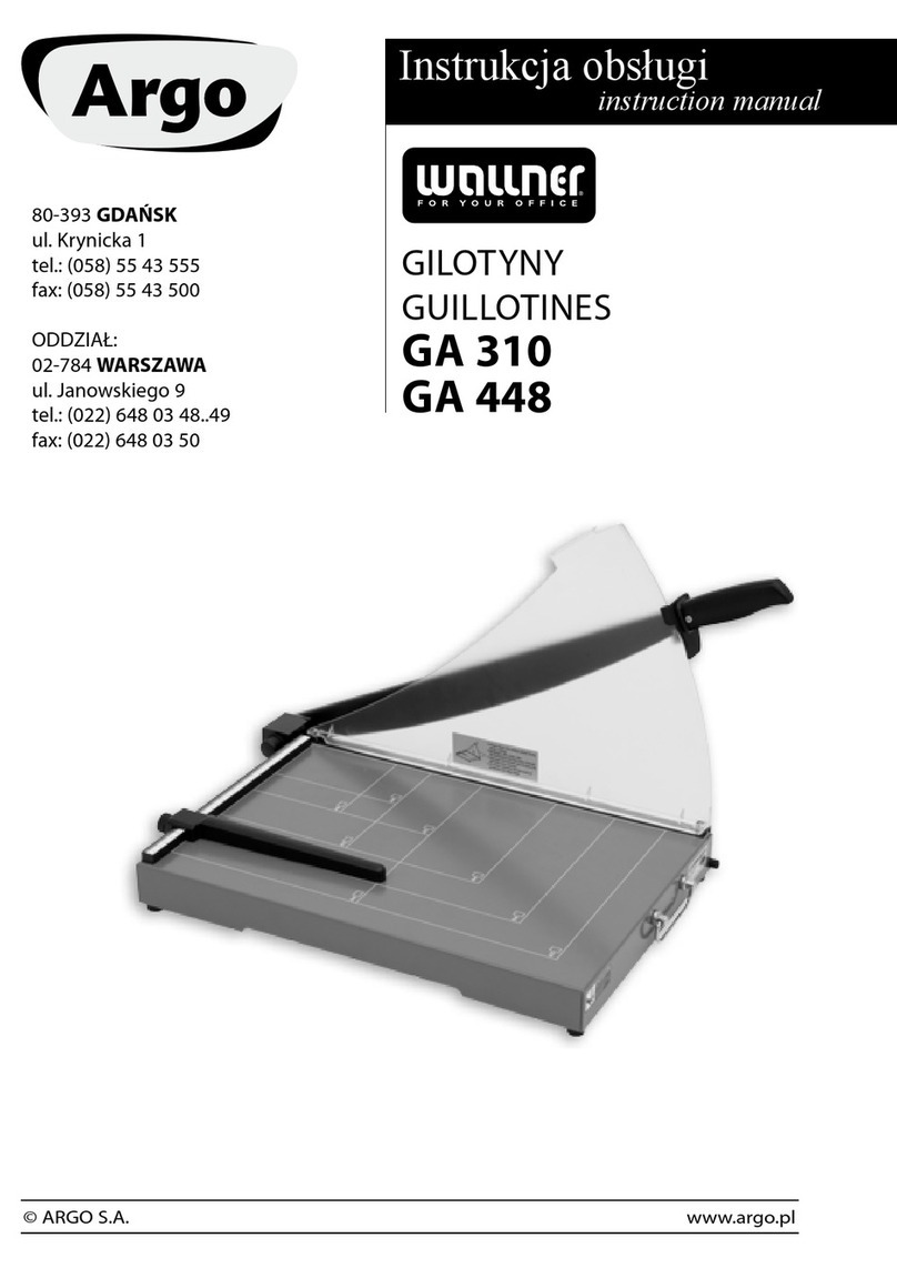 Argo WALLNER GA 310 User manual