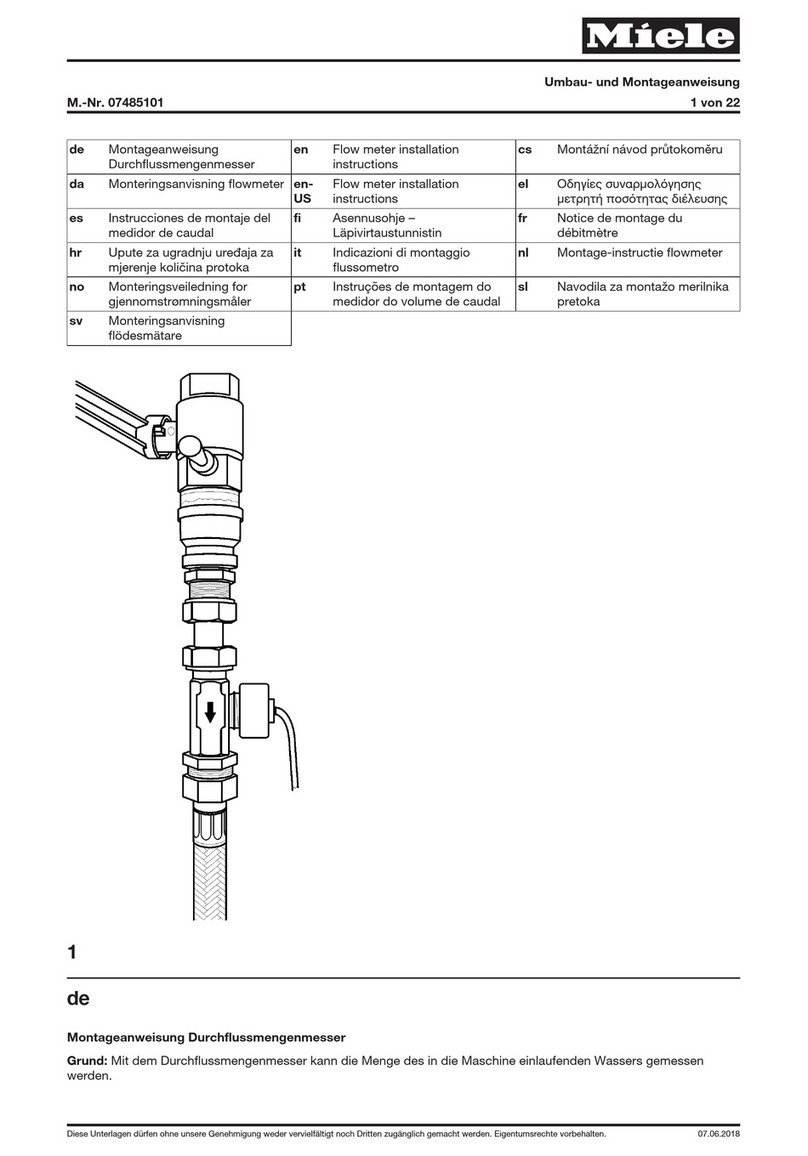 Miele 07485101 User manual