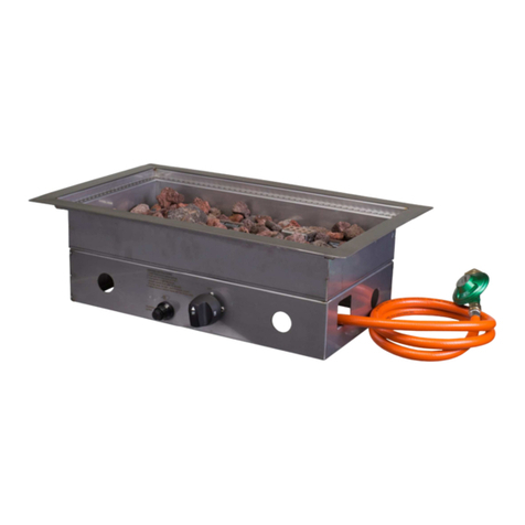 Cosi Built in burner square Operating instructions