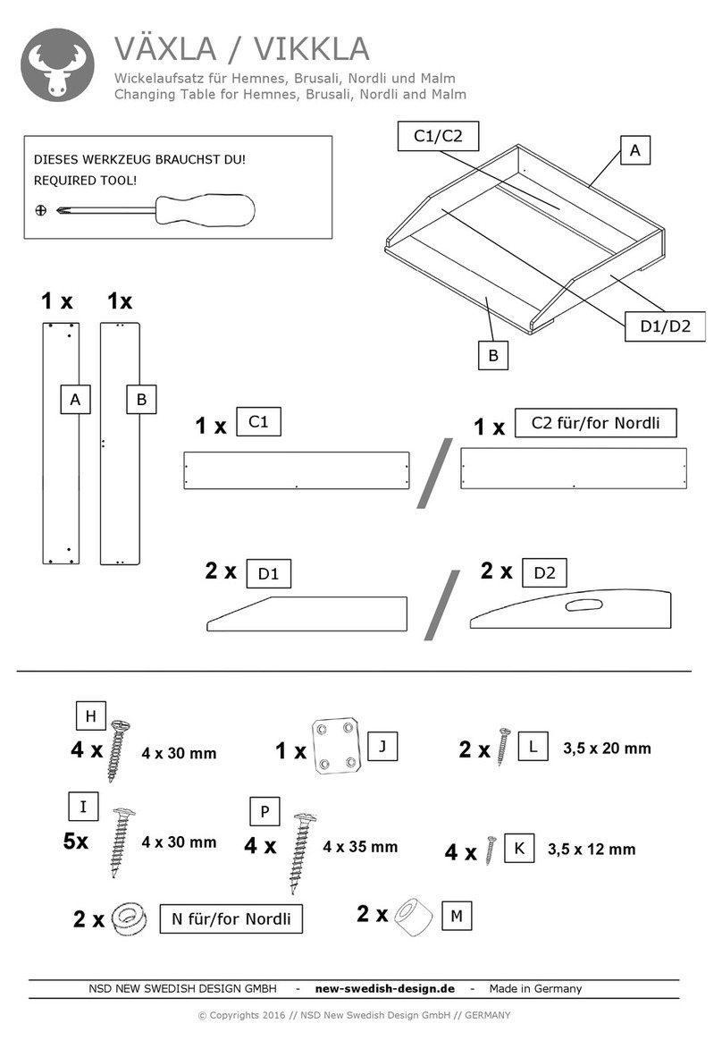 NSD VAXLA Assembly instructions