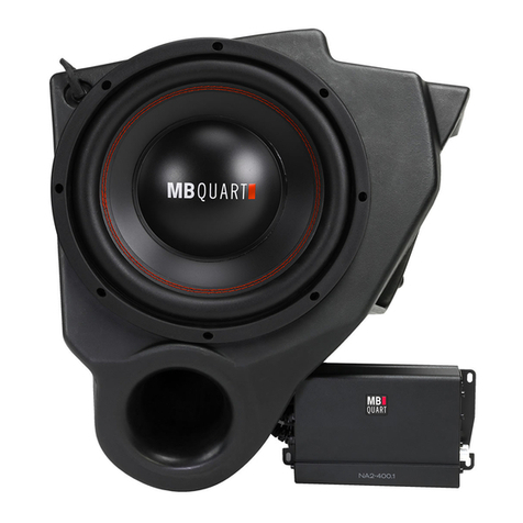 MB QUART MBQR-SUB-2 User manual