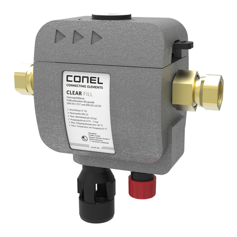 Conel CLEAR FILL installation instructions