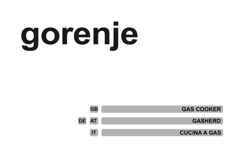 Gorenje G 51101 A manual
