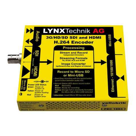 Lynx Yellobrik PEC 1864 User manual