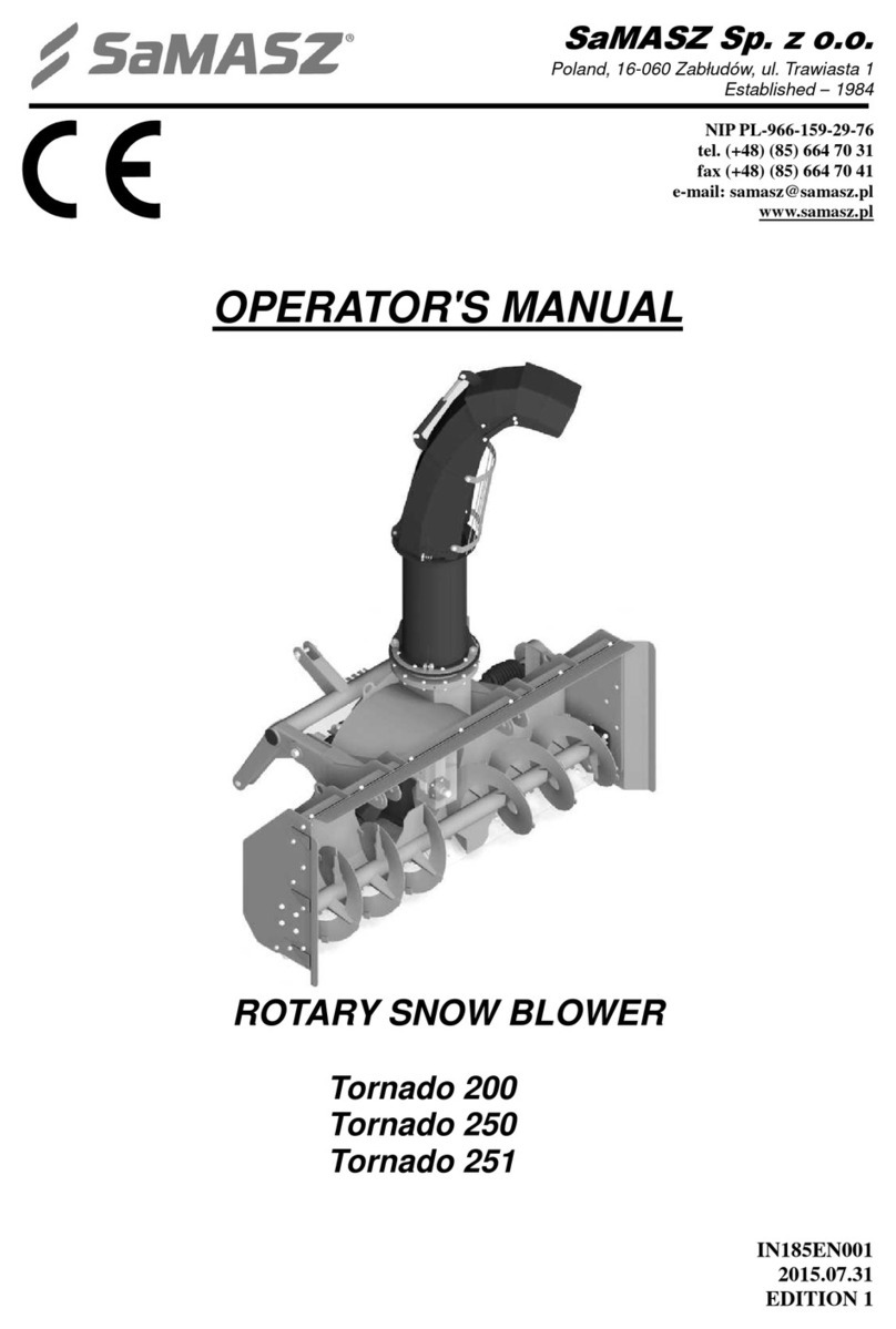 SaMASZ Tornado 200 User manual