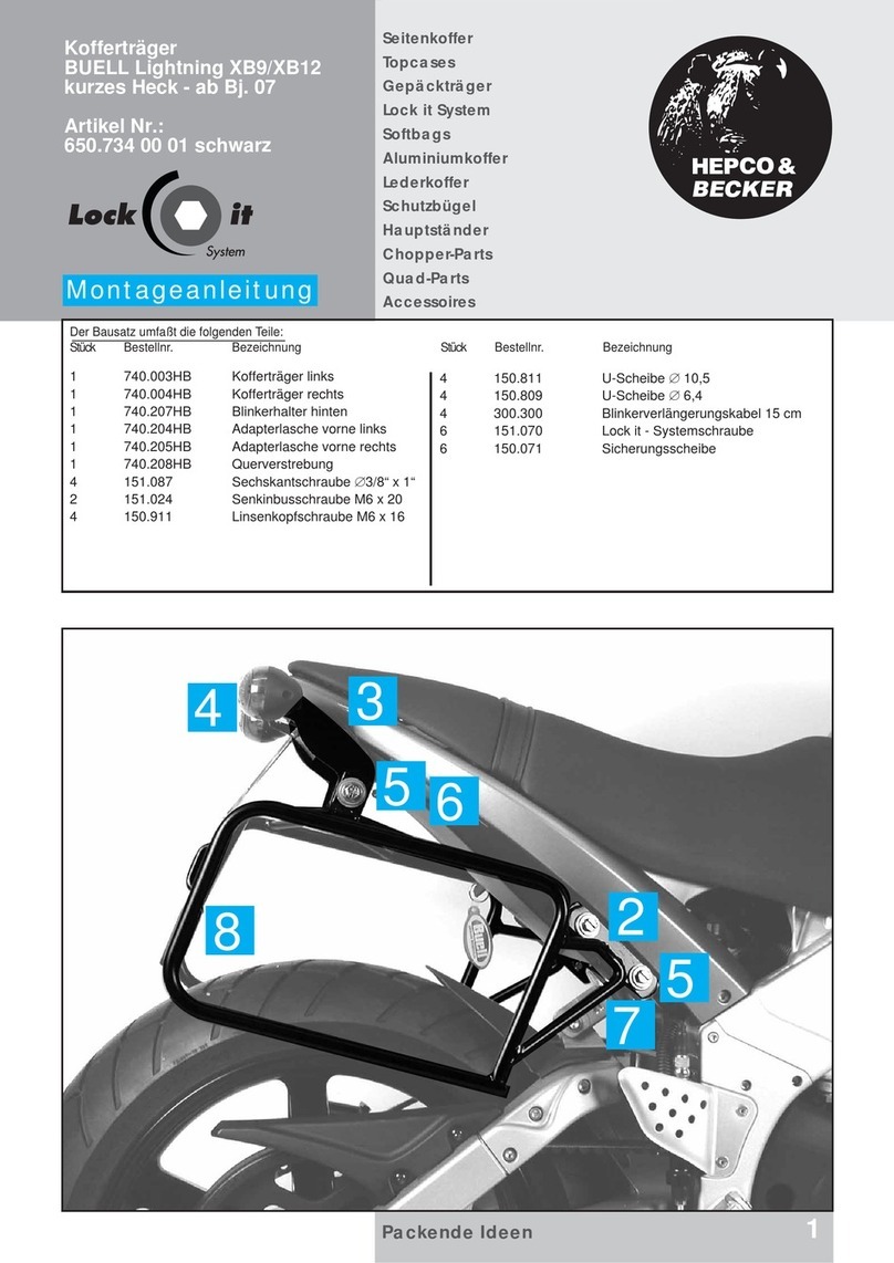 hepco & becker 650.734 00 01 Installation guide