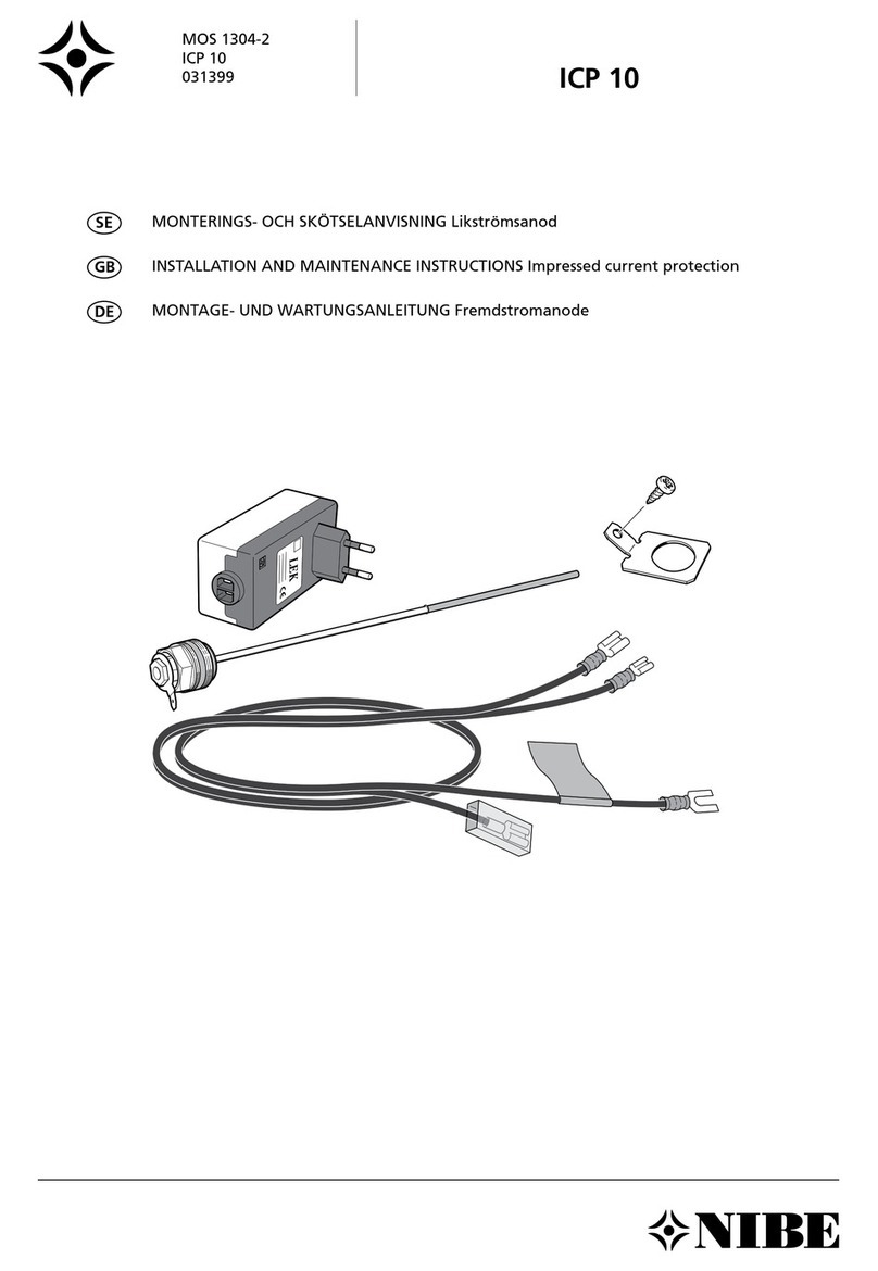 Nibe ICP 10 Installation and maintenance instructions