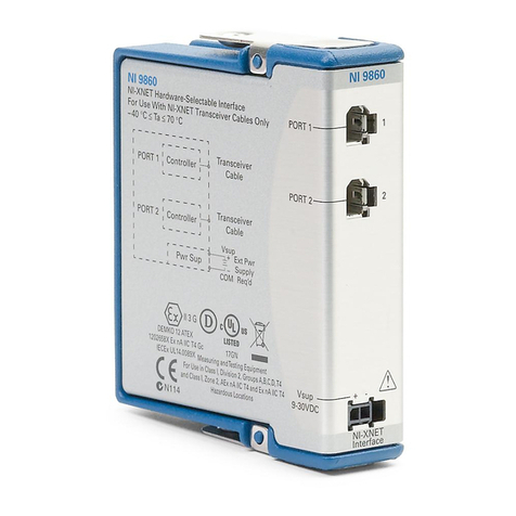 National Instruments NI 9860 User manual