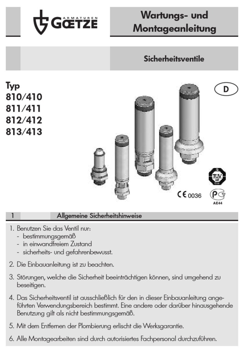 Goetze 810/410 Quick guide