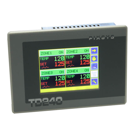 Pixsys TD240 series Operation manual