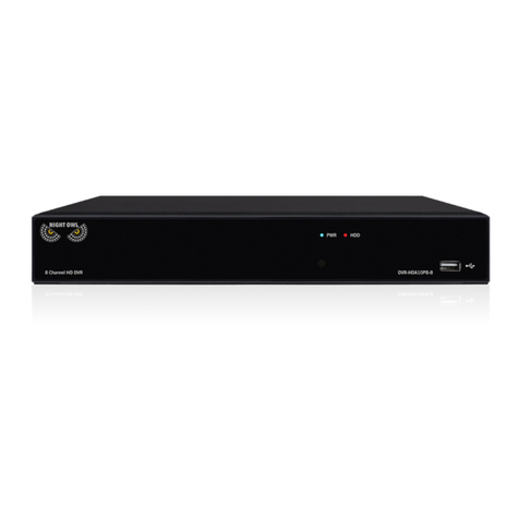 Night Owl DVR-BBHDA10PB-8 User manual Night Owl DVR-BBHDA10PB-8 User manual