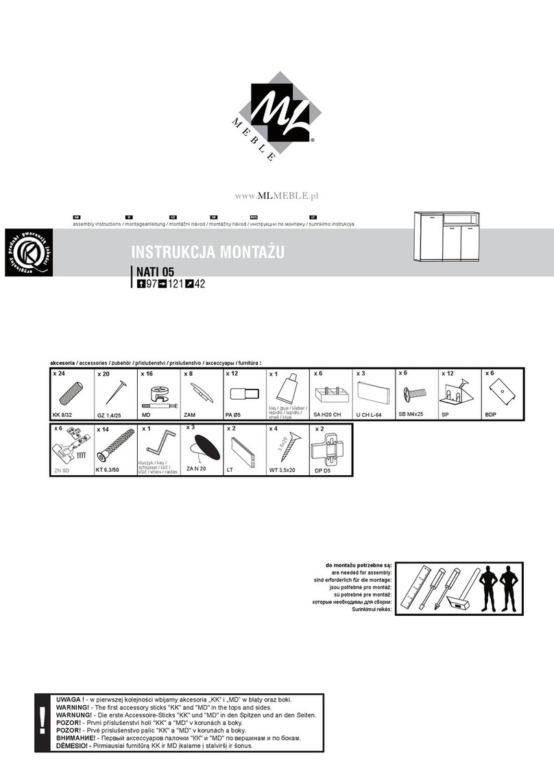 mlmeble NATI 05 User manual