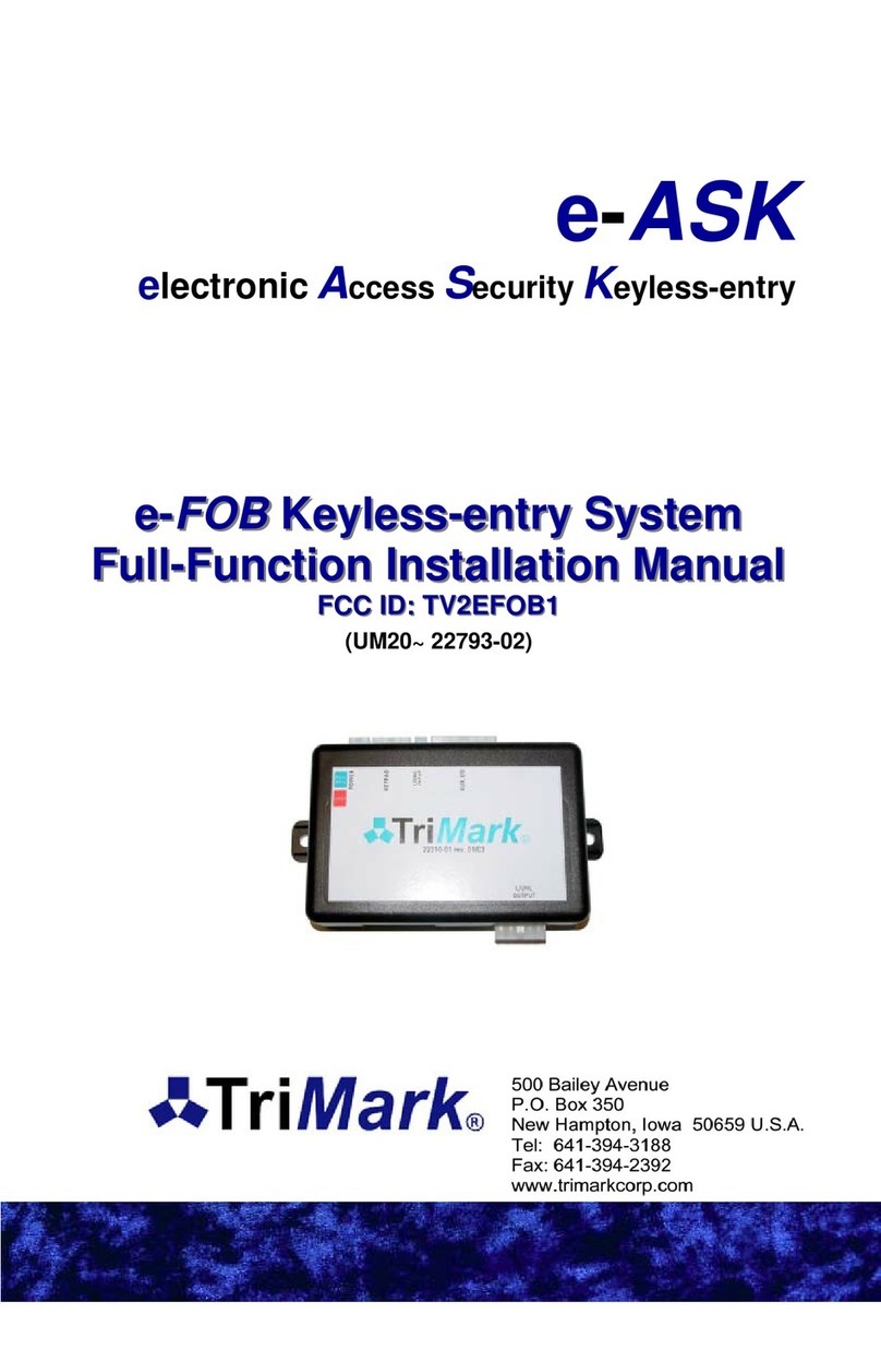 TriMark e-FOB User manual