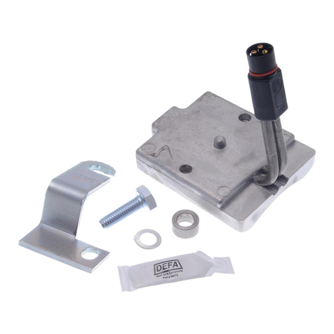 DEFA 420831 Fitting instructions DEFA 420831 Fitting instructions