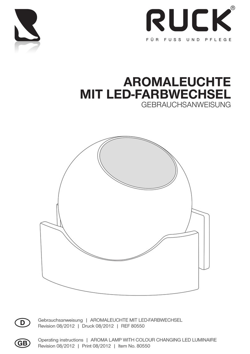 Ruck Aroma Lamp operating instructions