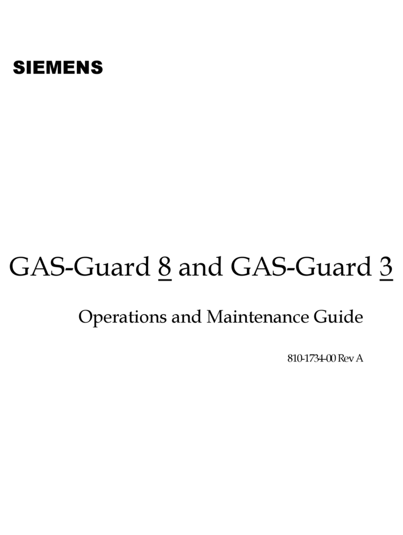 Siemens GAS-Guard 8 Instruction Manual