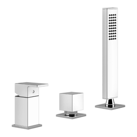Gessi RETTANGOLO installation instructions
