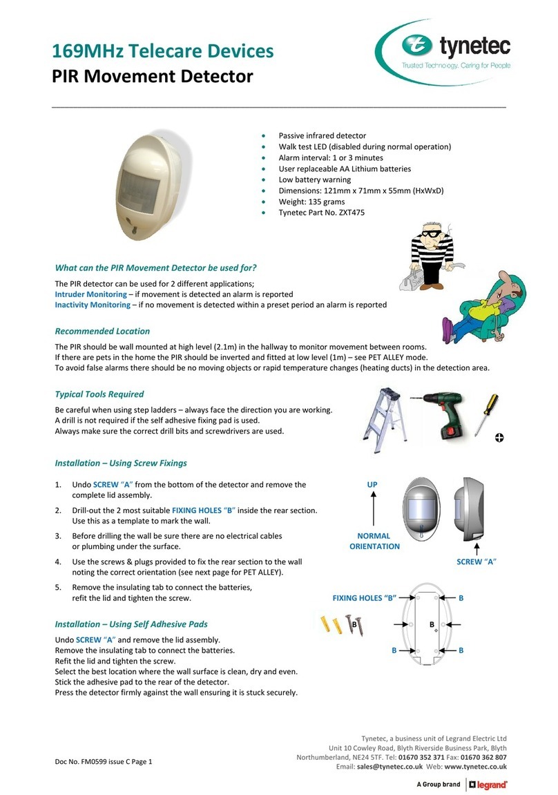 Tynetec ZXT475 manual