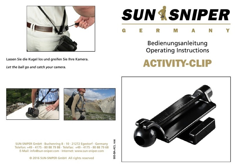 Sun-Sniper ACTIVITY-CLIP operating instructions