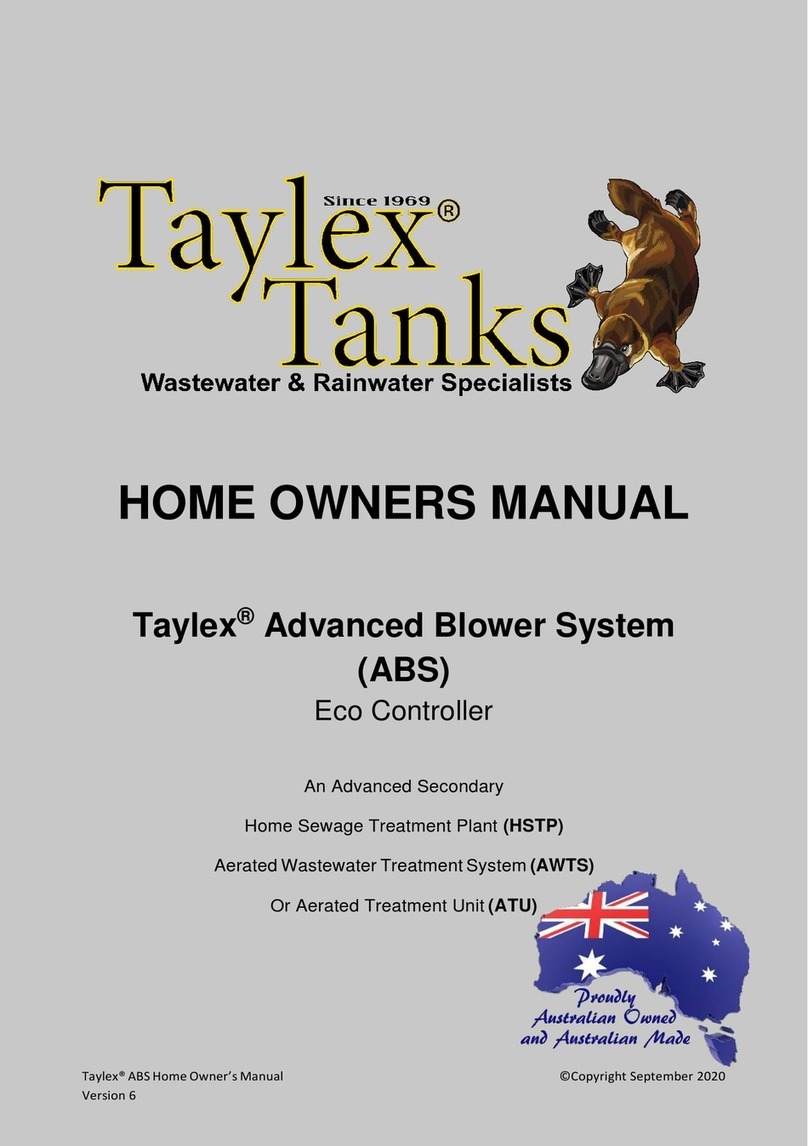 Taylex Tanks ABS Controller Homeowner's manual