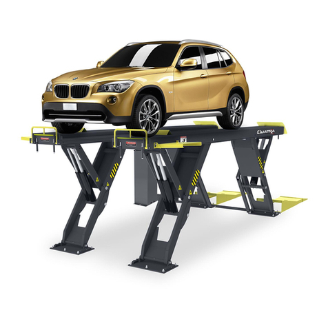 Bend-Pak Quatra XR-12000L Installation and operation manual