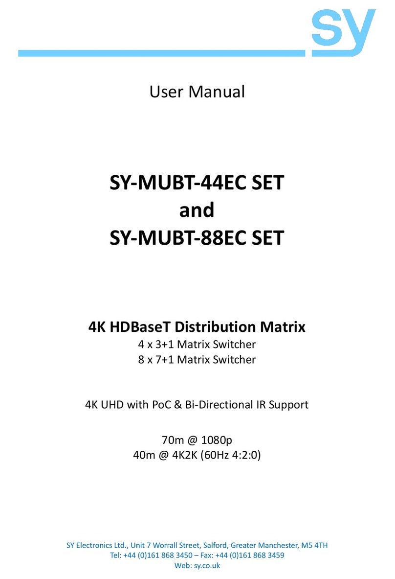 SY SY-MUBT-44EC SET user manual