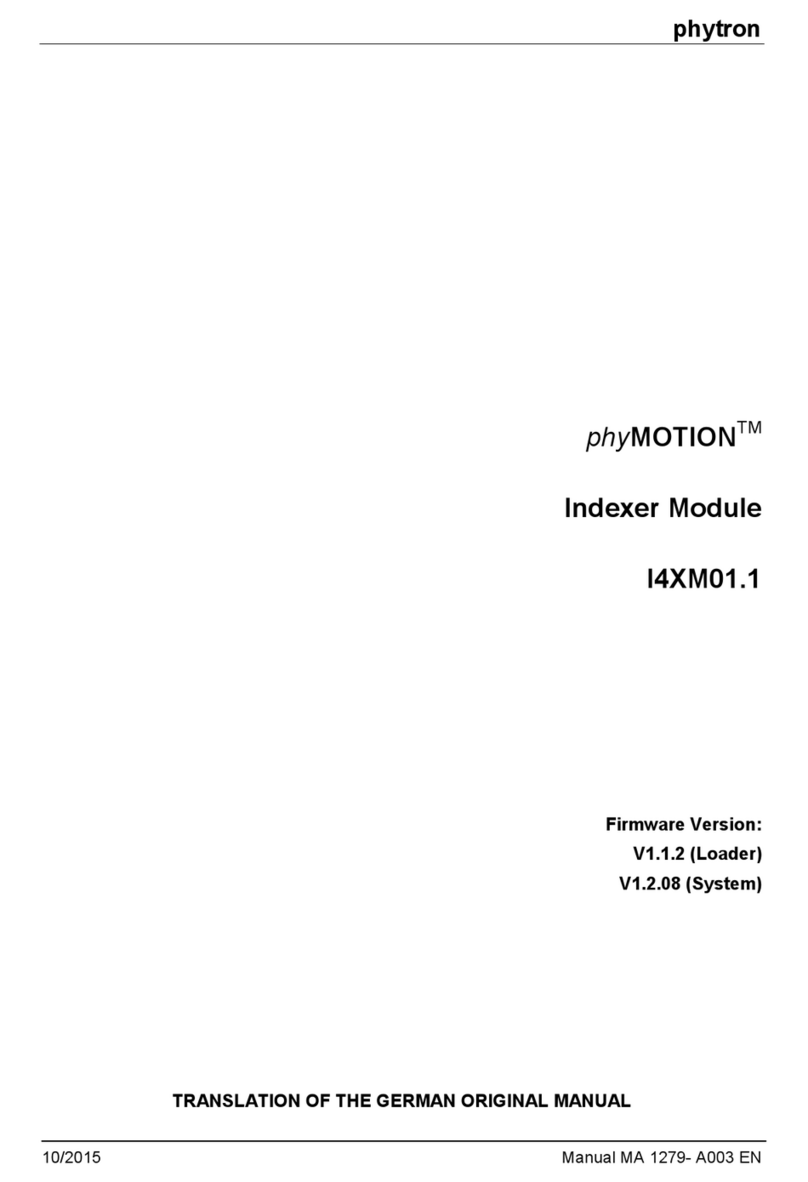 phytron phyMOTION I4XM01.1 Repair manual