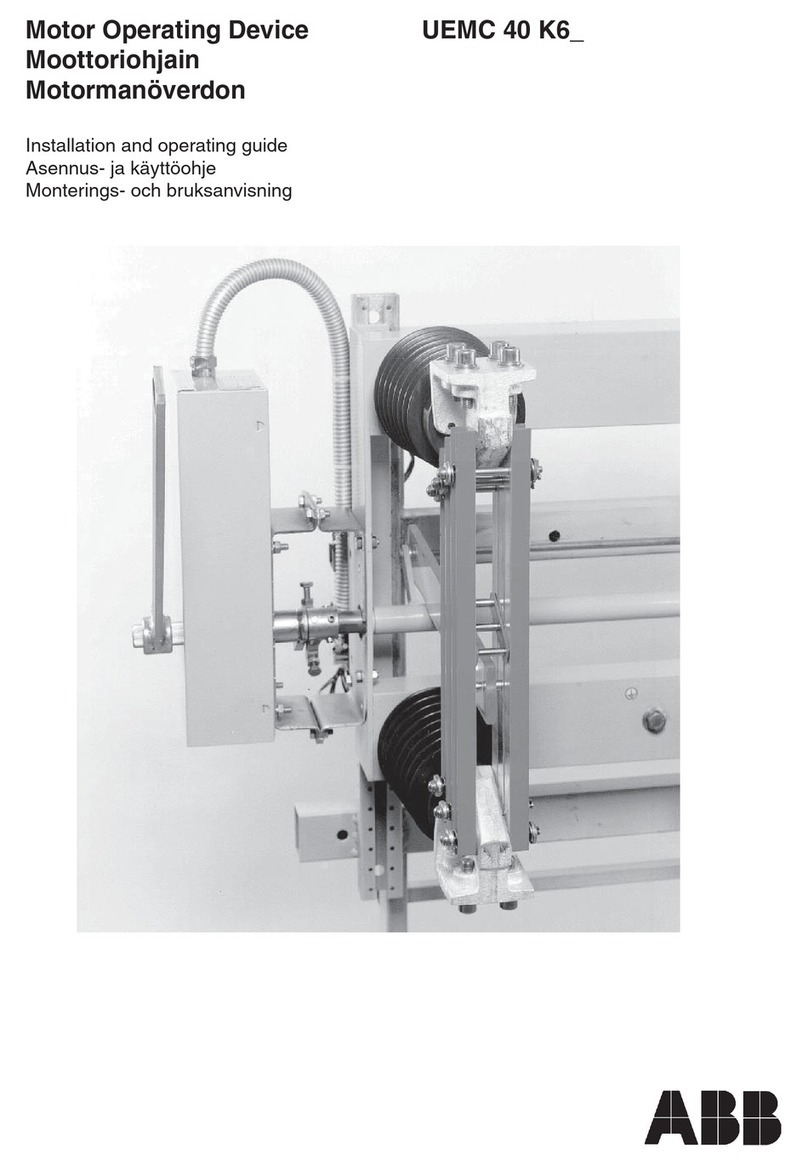 ABB UEMC 40 K6 Series Installation guide