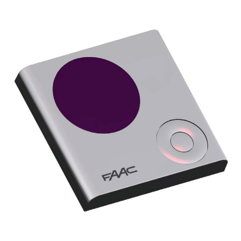FAAC T-MODE TM XT1 M 433 manual