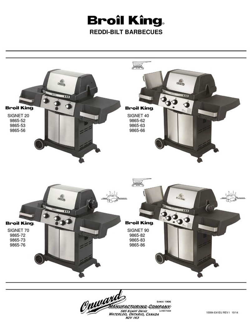Onward Broil King SIGNET 70 User manual