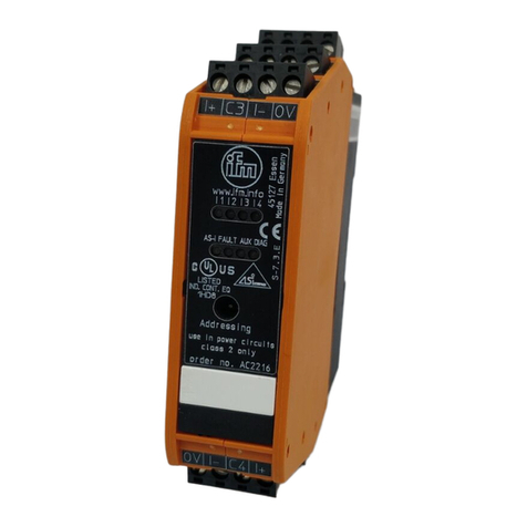 IFM Electronic AS-Interface AS-i Series installation instructions