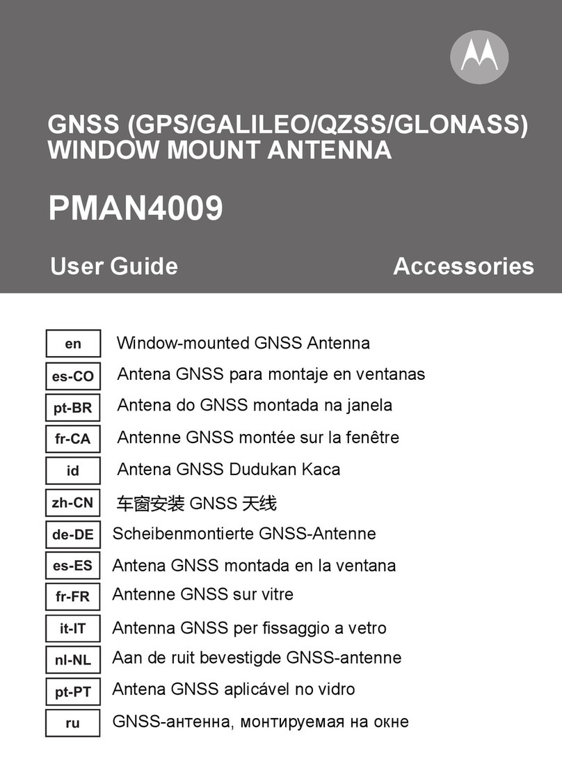 Motorola PMAN4009 User manual