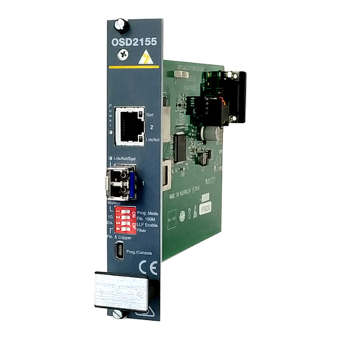 Optical Systems Design OSD2155 User manual