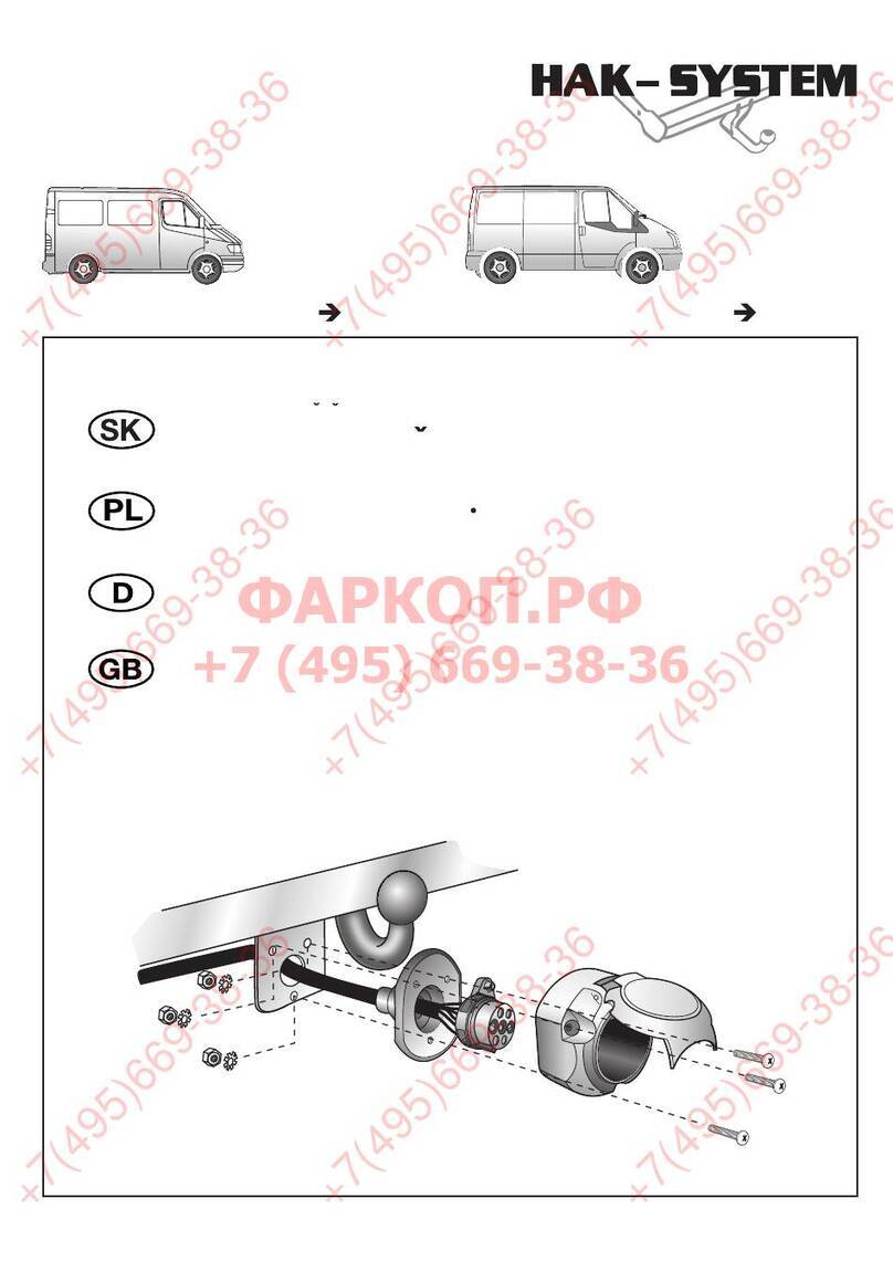 Hak-System 16060521PL Fitting instructions