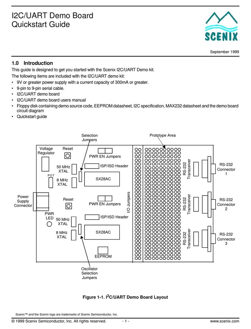 Scenix I2C/UART quick start guide