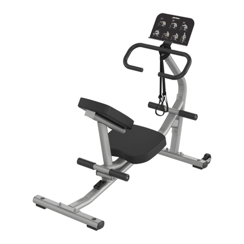 Life Fitness Optima Plus Flexibility Stretch owner's manual