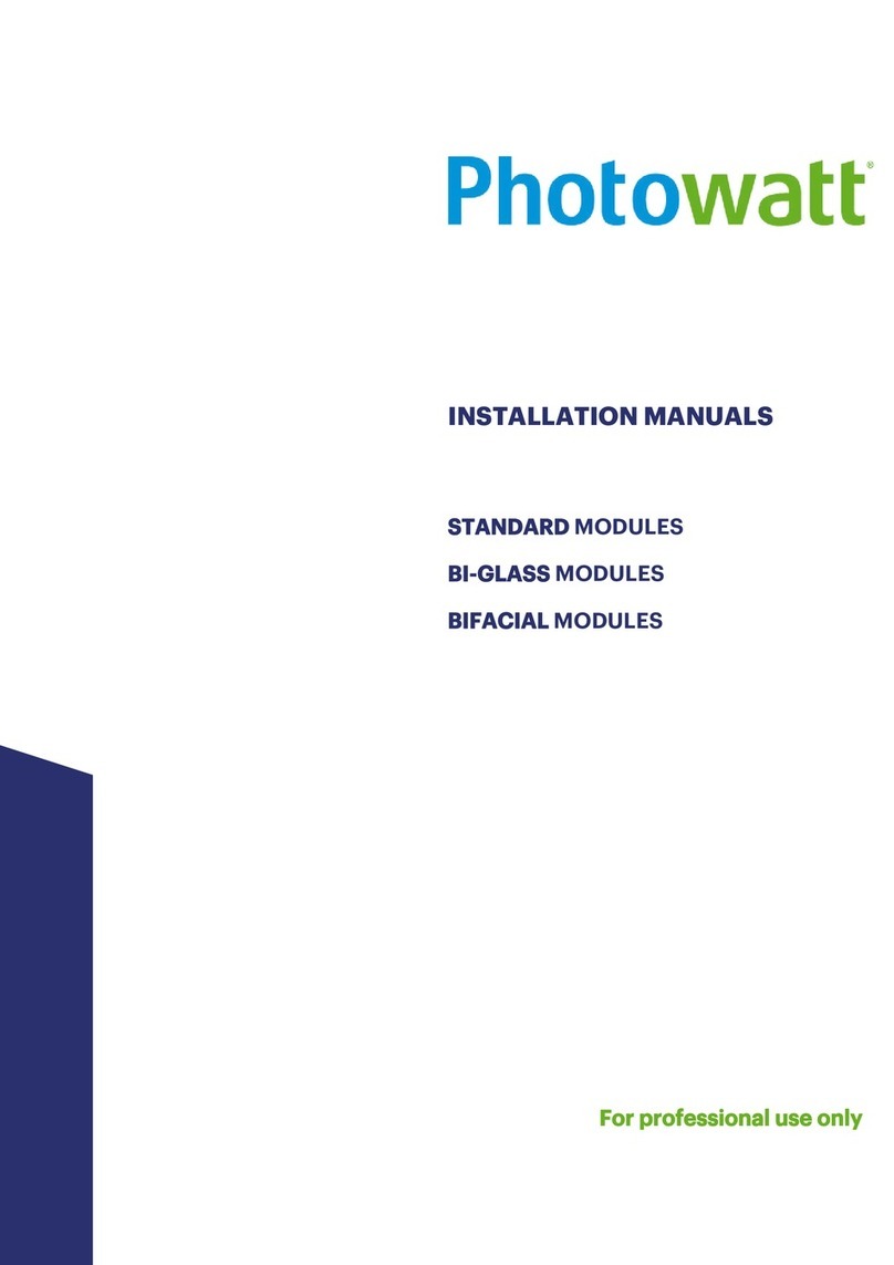 PHOTOWATT PW72HT-C installation manual PHOTOWATT PW72HT-C installation manual