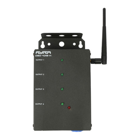 Ayra OSO DIS-H Series user manual