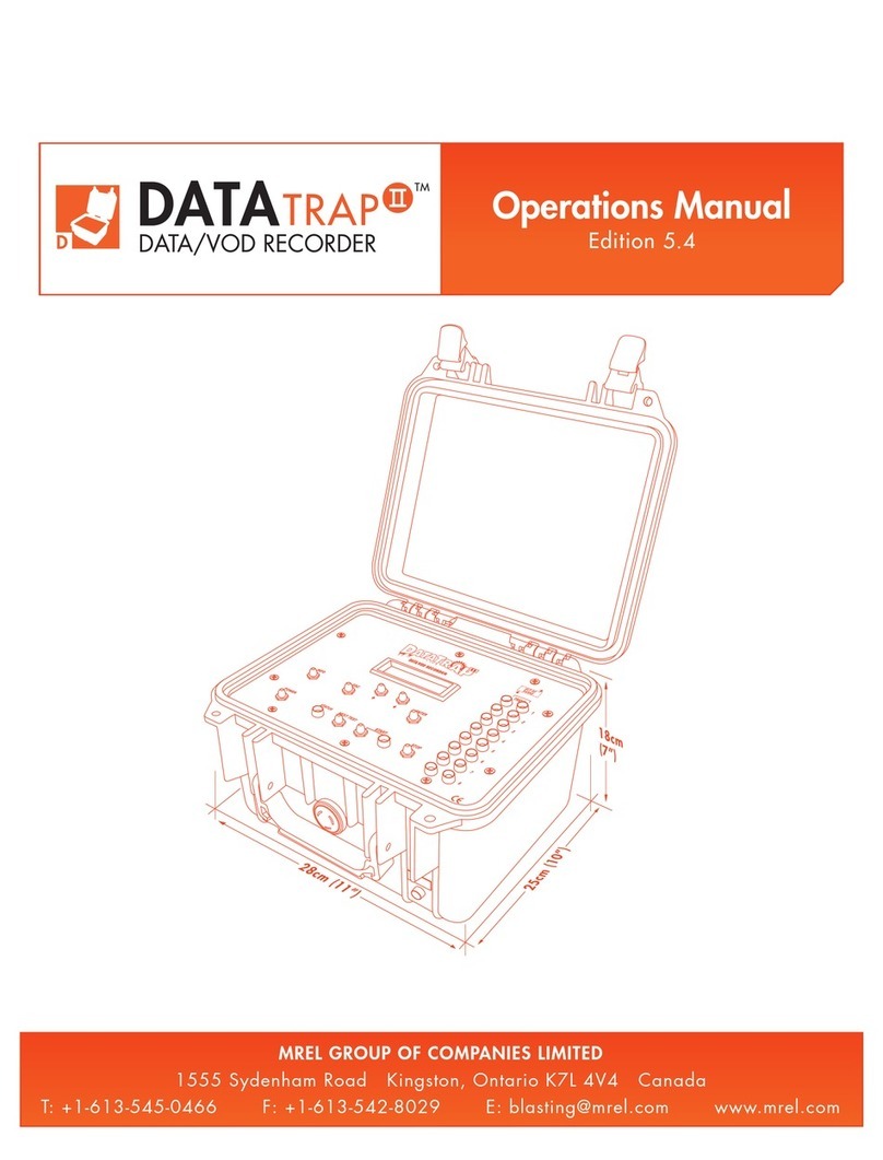 MREL DATA TRAP II Operation manual