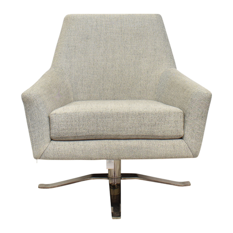 West Elm Swivel Base Chair 5612437 User manual