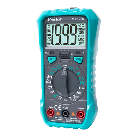 Pro's Kit MT-1220 user manual